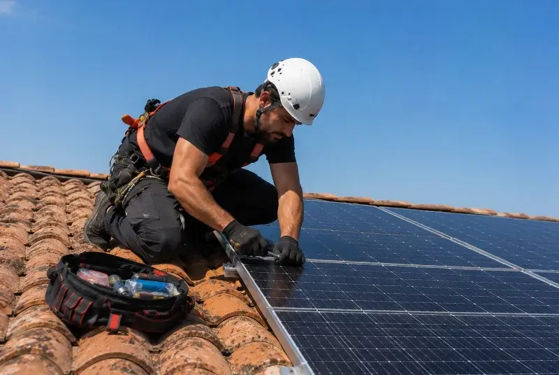 Maintenance et monitoring de panneaux solaires à Québriac