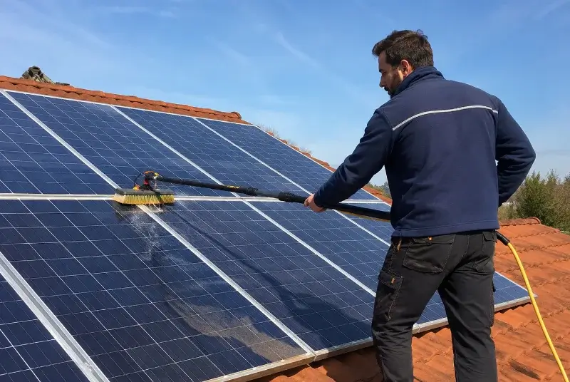 Nettoyage et entretien de panneaux solaires à Québriac
